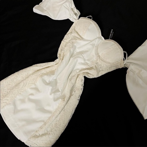 White Fashion Nova Dress - Picture 1 of 4